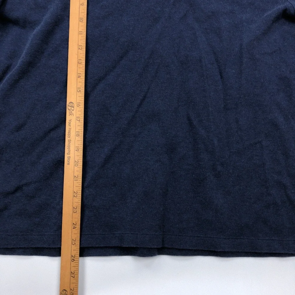 Polo Ralph Lauren Estate Rib Quarter Zip Pullover Navy Blue Mens XL Sweater
